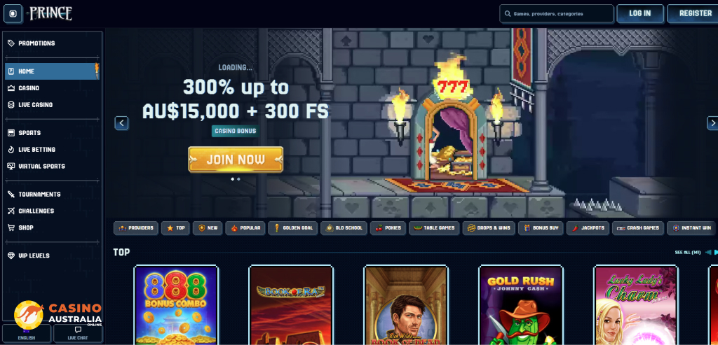 PrinceCasino Review Australia