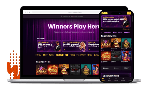 iWild Casino Mobile Devices