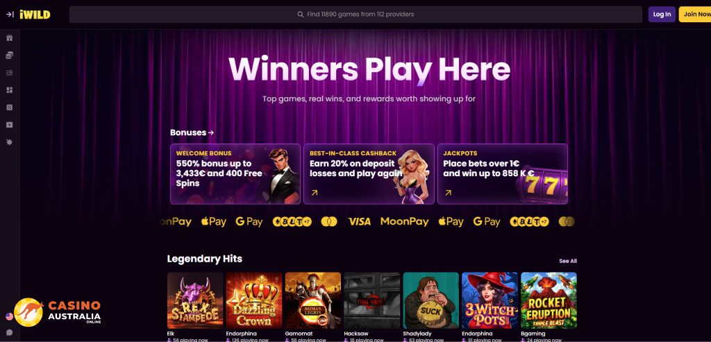 iWild Casino Review Australia