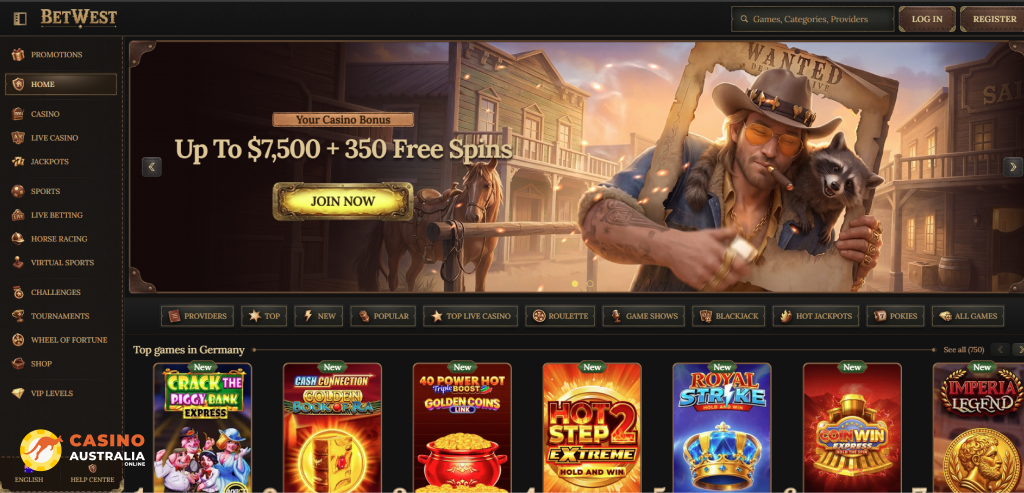 BetWest Casino Review Australia