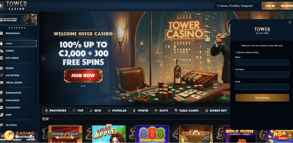 Customer Support at Tower Casino Australia