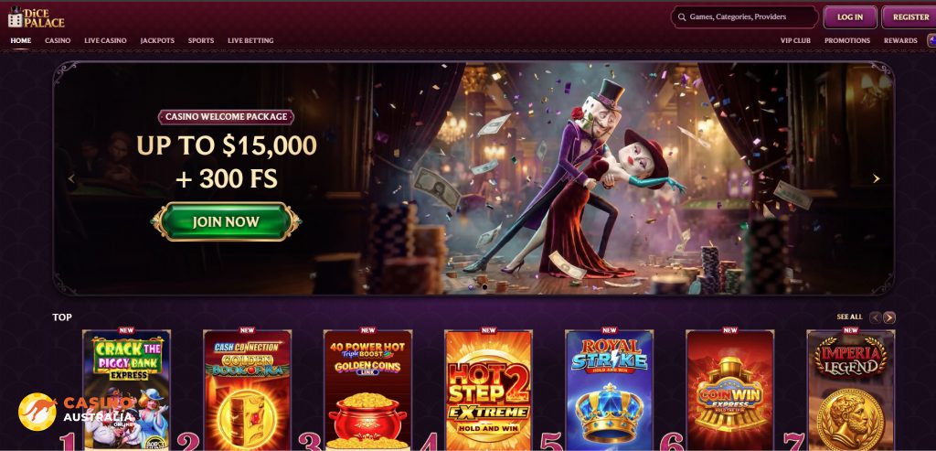 DicePalace Casino Review Australia