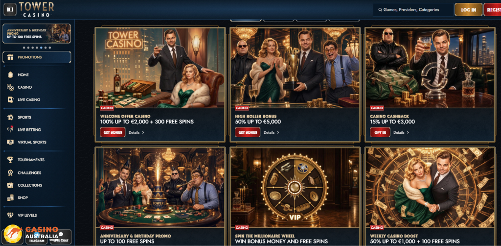 Tower Casino Promotions Australia