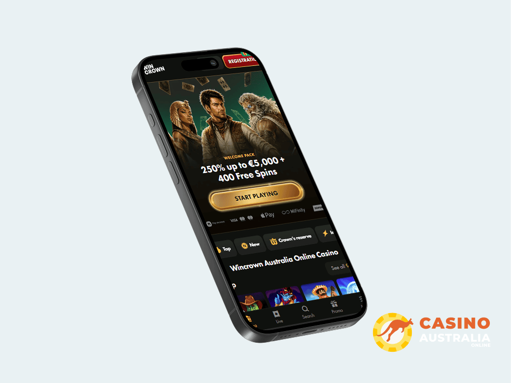WinCrown Casino Mobile App