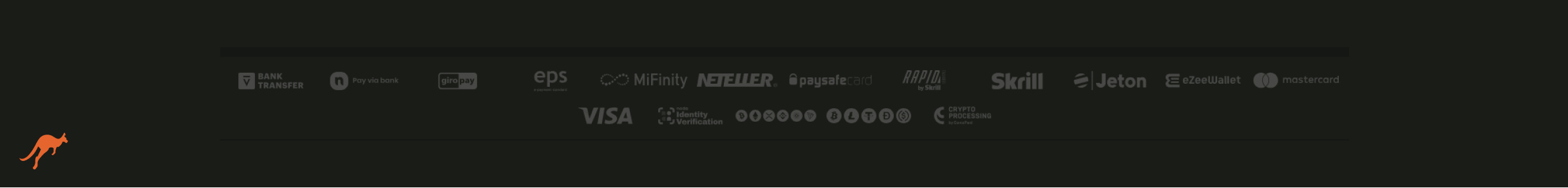WinCrown Casino Payment Methods
